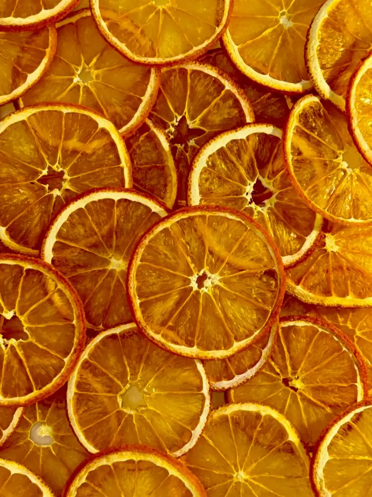 Dehydrated orange