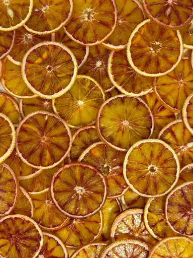 Dried blood orange